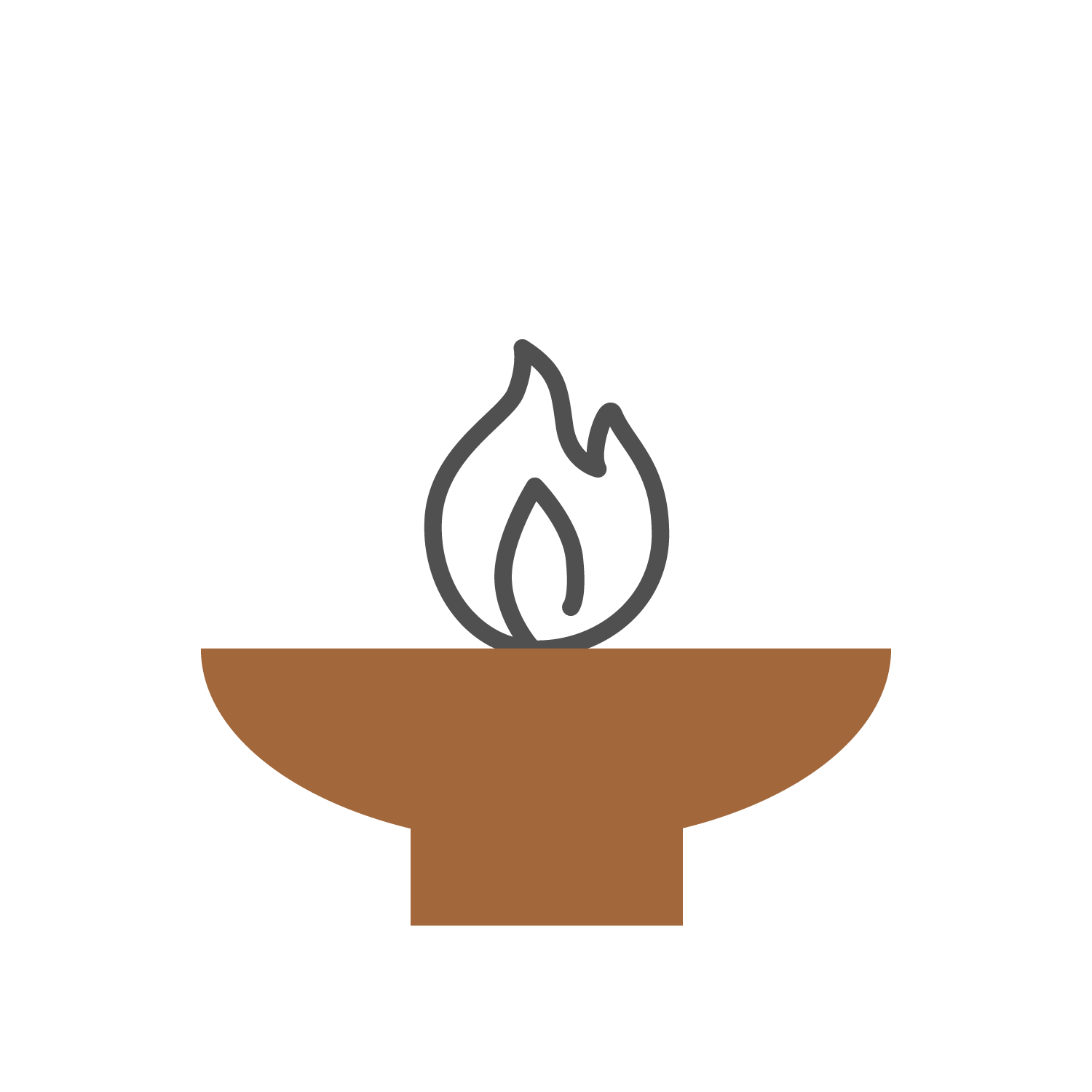  Corten steel fire pit