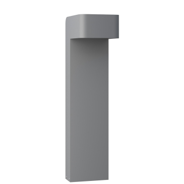 Outdoor light - "Maxi L" path light in metallic gray