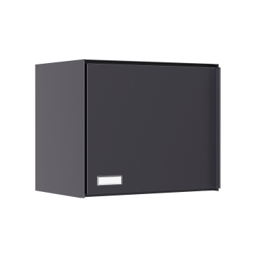 Oslo Anthracite Mailbox with Package Compartment