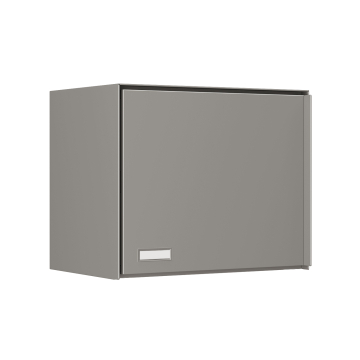 Oslo Gray Mailbox with Parcel Compartment