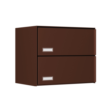 Oslo for Two Mailbox System - Brown