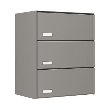 Oslo Mailbox System for Three, Gray