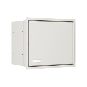 Stockholm Built-in Mailbox in White