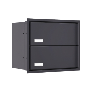 Stockholm for Two Built-In Mailbox in Anthracite