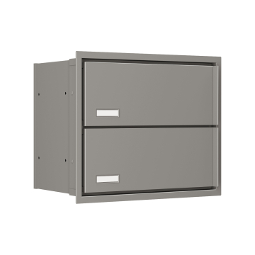 Stockholm for Two Built-in Mailbox in Gray