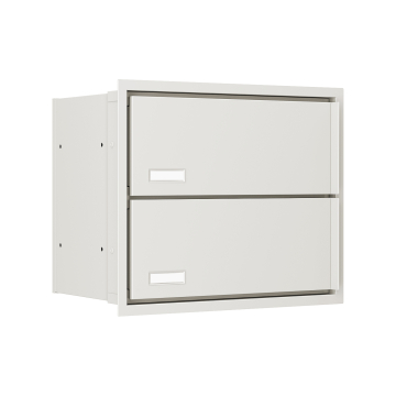 Stockholm for Two Built-In Mailbox, White