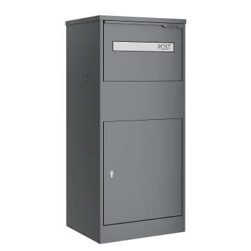 Paul Parcel Post Box in Anthracite