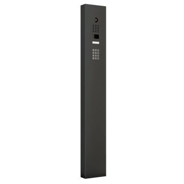 Smart Doorbird D1101KV Intercom with Stand and Keypad Module in Graphite Black