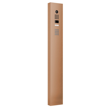 Smart Doorbird D1101KV Intercom with Stand and Keypad Module in Bronze Finish
