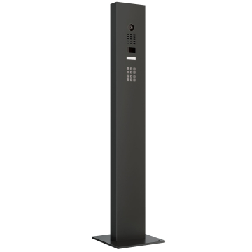 Intercom with stand and baseplate Smart Doorbird D1101KV with Keypad Module Graphite Black