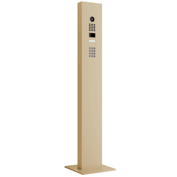 Intercom with Stand + Base Plate Smart Doorbird D1101KV with Keypad Module Beige