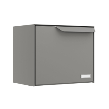 Amsterdam Mailbox with Parcel Compartment in Gray
