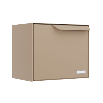 Amsterdam Beige Mailbox with Parcel Compartment