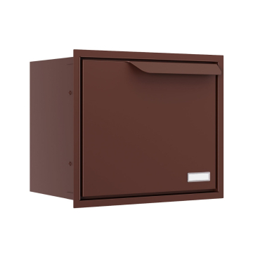 Eindhoven In-Wall Mailbox in Brown