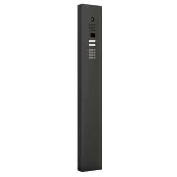 Smart Intercom with Stand for Two Doorbird D1102KV with Keypad Module in Graphite Black
