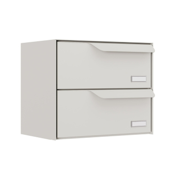 Amsterdam Mailbox System for Two in White