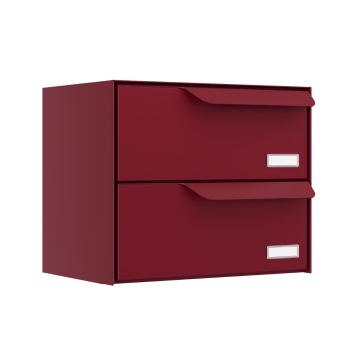 Amsterdam Two-Unit Mailbox in Red
