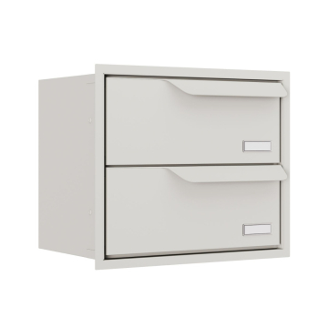 Eindhoven for Two Built-in Mailbox in White
