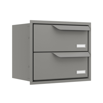 Eindhoven for Two Built-In Mailbox in Gray