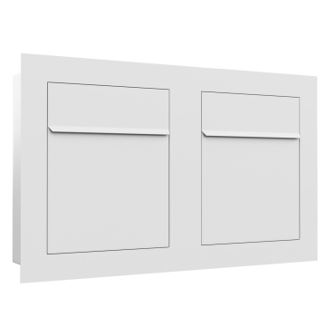 Bari for Two Built-In Mailbox in White
