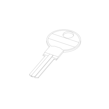 Stainless steel key