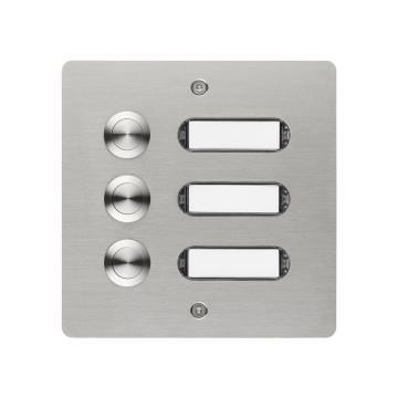 Apartment Entry Panel ETA 403 with Doorbell Buttons for 3 Units