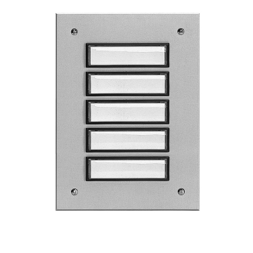 Apartment door station ETA 805 with doorbell for 5 apartments