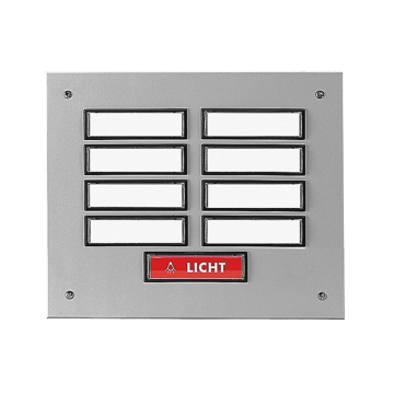 Floor plate ETA 845 with doorbell for 8 apartments