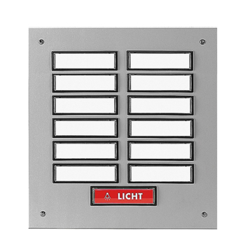 Floor plate ETA 867 with doorbell for 12 apartments