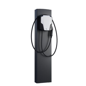 ABL Wallbox EnergizeStand Pedestal with Ground Anchor, Black