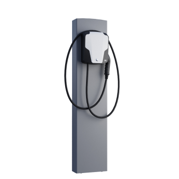ABL Wallbox EnergizeStand Pedestal with Ground Anchor, Gray