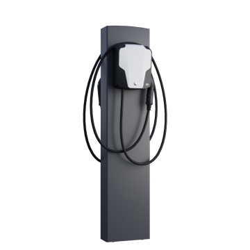 ABL Wallbox EnergizeStand for Two Charging Station Stand with Ground Anchor, Anthracite