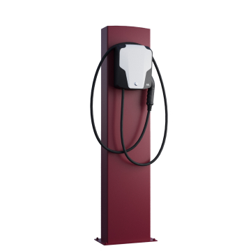 ABL Wallbox Stand EnergizeStand with Base Plate Red