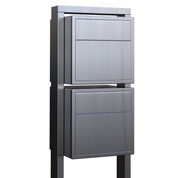 Soprano for Two Stainless Steel Mailbox System