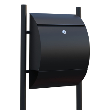 Sunshine Black Mailbox