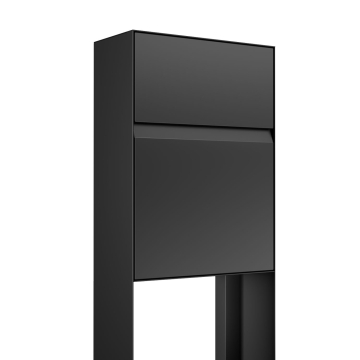 Leon Freestanding Mailbox, Black
