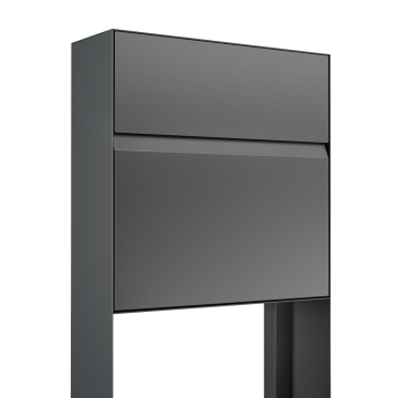Valencia Freestanding Mailbox in Anthracite