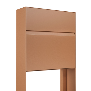 Valencia Freestanding Mailbox in Rust Finish