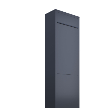 Torrent Freestanding Mailbox in Black | Rear Retrieval
