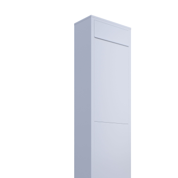 Torrent Freestanding Mailbox in White | Rear Retrieval
