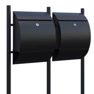 Sunshine for Two Black Mailbox System
