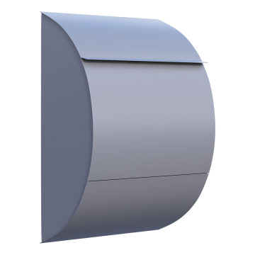 Jumbo Mailbox, Metallic Gray