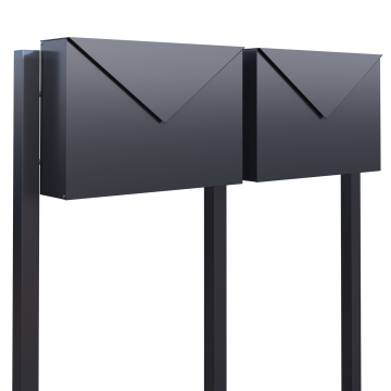 Letterbox System "Letter for Two" Anthracite