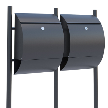 Sunshine for Two Anthracite Mailbox System