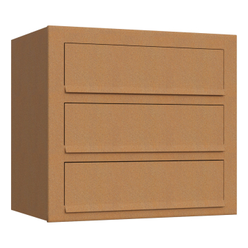 Cube Mailbox for Three Rost
