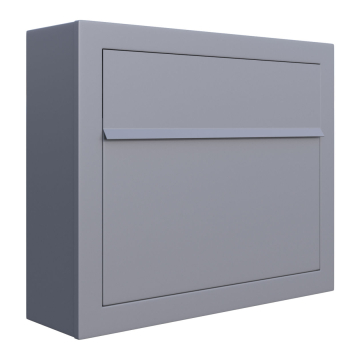 Elegance Gray Metallic Mailbox