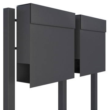 Manhattan for Two Anthracite Mailbox System