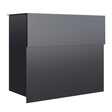 Molto Anthracite Mailbox