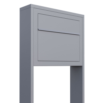 Elegance Freestanding Mailbox, Metallic Gray
