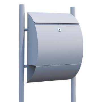 Freestanding Mailbox, Sunshine Gray Metallic